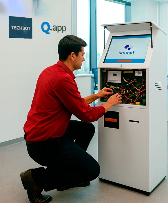 soporte técnico para quioscos digitales mantenimiento Techbot